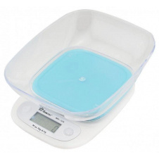 Электронные кухонные весы Domotec MS-125 с чашей 7 кг Blue