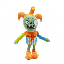 М'яка іграшка Plants vs Zombies зомбі придворний блазень 30 см Різнокольоровий (953)