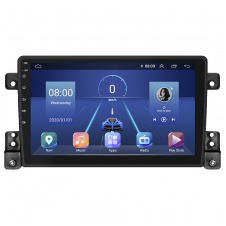 Штатная магнитола Lesko Suzuki Grand Vitara III Рестайлинг 2008-2012г 9" 2/32Gb 4G Wi-Fi GPS Top (10586-53882)