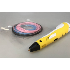 3D ручка c LCD дисплеем 3DPen Hot Draw 3 Yellow Комплект эко пластика для рисования 109 метров Житомир