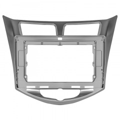 Переходная рамка Lesko 10.1" Hyundai Solaris Accent 2010-2017 Dodge Attitude 2011-2014 (10126-43505) Нововолынск