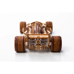 Механический 3D конструктор Veter Models Racer V3 Гоночный болид 223 деталей Коричневый Павлоград