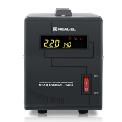 Стабілізатор Real-el Stab Energy-500 Black Енергодар