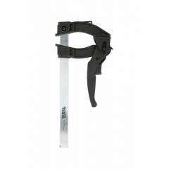 Струбцина рейкова швидкозатискна MASTERTOOL GM тип F 200х90 мм сила затискання 600 Н (07-0013) Броды