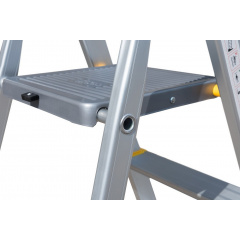 Драбина алюмінієва MASTERTOOL GM 8 ступенів h=1720 мм max 150 кг (79-1108) Калуш