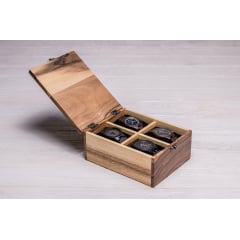 Бокс для наручних годинників на стіл ecoWalnut 8.2х18х14.1 см Івано-Франківськ