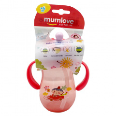 Поїльник з трубочкою Mega Zayka MGZ-0312 (Coral) 260 мл Ивано-Франковск