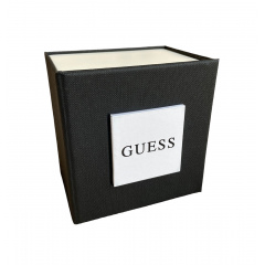 Подарункова упаковка-коробка для годинника Guess Чорний 90х90х60 мм Київ