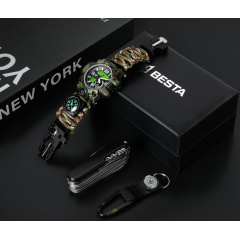 Подарунковий набір BESTA Box Military Set з компасом Темно-зелений (3360) Королево