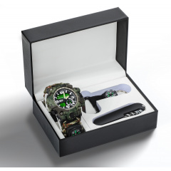 Подарунковий набір BESTA Box Military Set з компасом Темно-зелений (3360) Королево