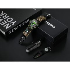 Подарунковий набір BESTA Box Military Set з компасом Темно-зелений (3360) Королево