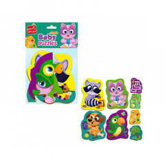 Пазли максі з грою Малюк Зможе «Хатні улюбленці» Vladi Toys VT1722-21 Укр Київ