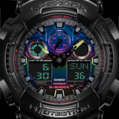 Годинник Casio G-SHOCK GA-100RGB-1AER Black Запоріжжя