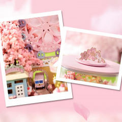 3D-конструктор румбокс Cute Room Dream Bottle B-033 Сакура 11929-85455 Костополь