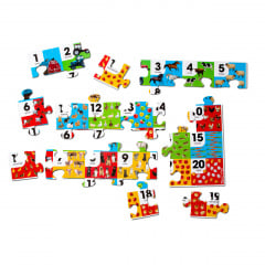 Мега - пазл гігант Melissa&Doug "Числа/Ферма" 24 елементи 90 х 60 см MD31002 Токмак