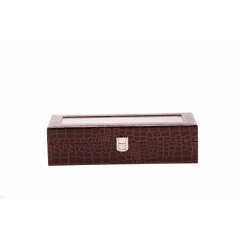 Шкатулка для зберігання годинників Craft 6PU.CROC.BR Коричневий Володарск-Волынский