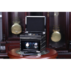 Скринька Salvadore для підзаводу 2 годинників R12411 2x2 Grey Костополь