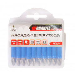 Насадки викрутки РН2*50 мм S210 шт Granite GM (10-02-501) Тернополь