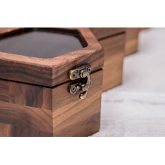 Сотова скринька-органайзер для 10 годинників ecoWalnut 7.8х59.7х23.5 см Київ