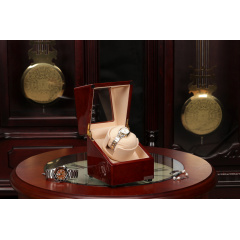Скринька для підзаводу годинника Salvadore 1041/DBC/5 130х130х150 мм Коричнево-бежевий Орехов