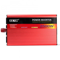 Перетворювач напруги інвертор UKC Surge 2500W DC/AC 24V-220V c функцією плавного пуску (3_00382) Чернигов