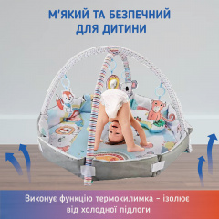 Розвиваючий килимок для дітей (немовлят) з дугами A1 (BabyMat-3M) Киев