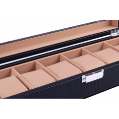 Скринька для зберігання годинників Craft 6PU.CRB.BL.BR чорний Киев