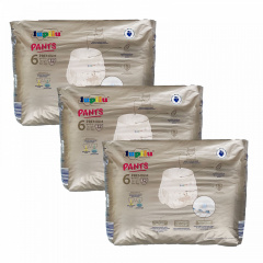 Дитячі підгузники - трусики Lupilu Pantsy Premium Jumbo Bag 6 Extra Large 15+ кг 96 шт Оріхів