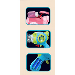 Іграшковий дитячий пістолет який генерує бульбашки Dino Bubble Gun синій (AUAU07) Николаев