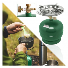 Газовий балон 8 л з пальником Green 0307 Краматорськ