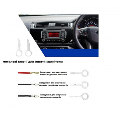 Автомобільні знімники для розбирання салону в чохлі CarB 19 шт Червоний (H051379) Киев