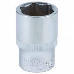 Насадка шестигранна коротка 1/4" 12мм CrV ULTRA (6060122) Черкаси