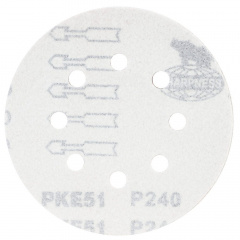 Шліфувальне коло 8 отворів Ø125мм P240 (10шт) SIGMA (9122711) Токмак