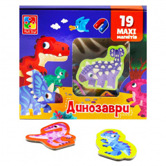 Набор магнитов MAXI "Динозавры" Vladi Toys VT3106-23 19 шт Черкассы