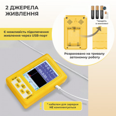 Дозиметр радіації лічильник Гейгера та детектор електромагнітного випромінювання, вишок 4G, 5G 2в1 SBT group BR-9C Братське