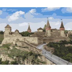 Картина за номерами BrushMe "Кам'янець-Подільська фортеця" 40х50см BS51592 Славута