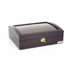 Скринька для зберігання годинників Salvadore WB/3034/EB 29,5х23,5х10 см Коричнево-чорний Ворожба