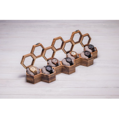 Скринька для 7 годинників ecoWalnut 7.8х59.7х14.1 см Київ