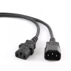 Кабель силовий Cablexpert PC-189-VDE-5M С13-С14 VDE чорний 5м Мелітополь