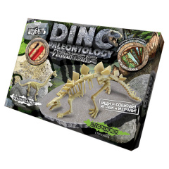 Дитячий набір для проведення розкопок "DINO PALEONTOLOGY" Danko Toys DP-01 Stegosaurus Купянск