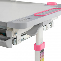 Комплект парта + стілець трансформери FunDesk Littonia 800x505x547-72 7 мм Pink Київ