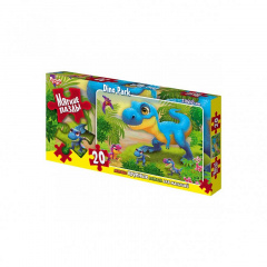М'які пазли "Діно" Danko Toys S20-09-09 20 елементів Київ