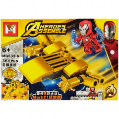 Конструктор Avengers Залізна людина Bambi MG632 Залізна людина 6 Приморськ