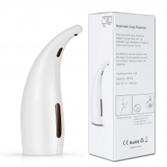 Дозатор для рідкого мила RIAS Auto Soap Dispenser сенсорний 300 мл White Кушугум
