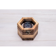 Коробочка для зберігання наручних годинників ecoWalnut 7.8х10.9х9.4 см Полтава
