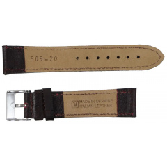 Ремінець для годинника Mykhail Ikhtyar 20 мм Коричневий (S509-20-1S brown) Калуш