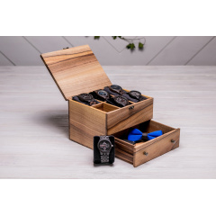 Органайзер для директора на 6 секцій під наручний годинник ecoWalnut 14.9х20.8х18 см Чернигов