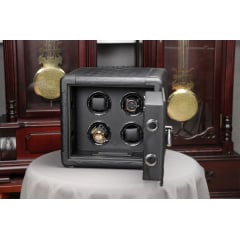 Сейф Salvadore для підзаводу 4 годинників Safe Small BK 43х43х41,5 см Чорний Ладан