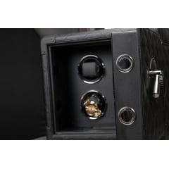 Сейф Salvadore для підзаводу 4 годинників Safe Small BK 43х43х41,5 см Чорний Ладан