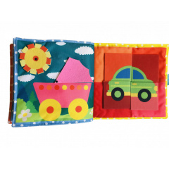 Фетрова книга для малят Bambini "Авто" 403662 Королёво